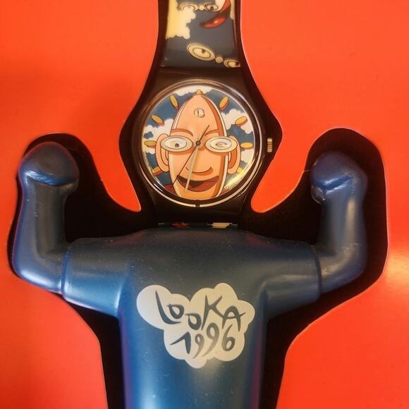 Swatch watch LOOKA GZ700 1996 Collectors Special Designed by S. Pirovano NEW - Picture 3 of 16